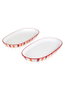 Hermia Juego de Platos Naranja JOY0004 de 2 Piezas